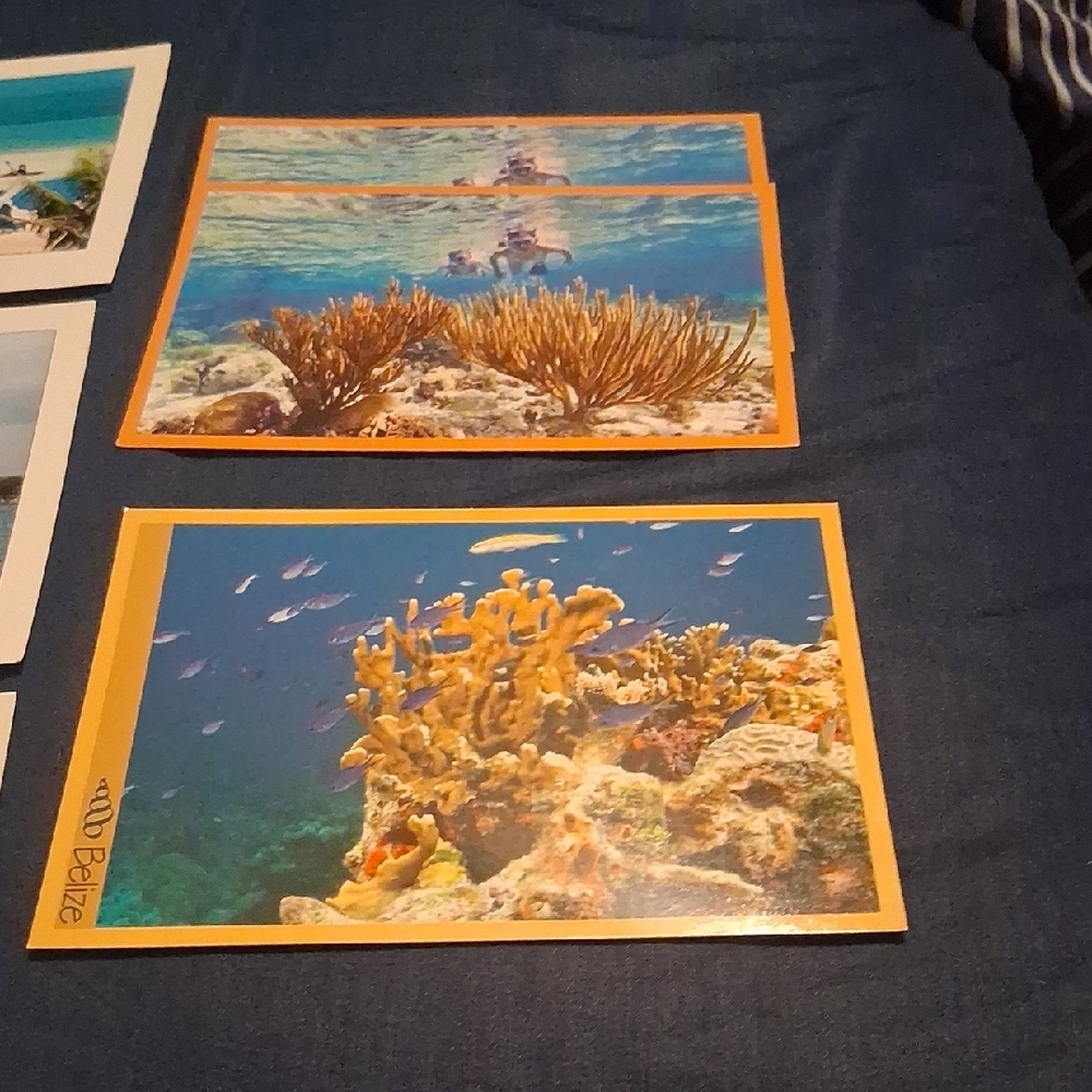 Belize Postcard Set - Tropical Beach & Blue Hole Collection & magnet - Picture 6 of 6